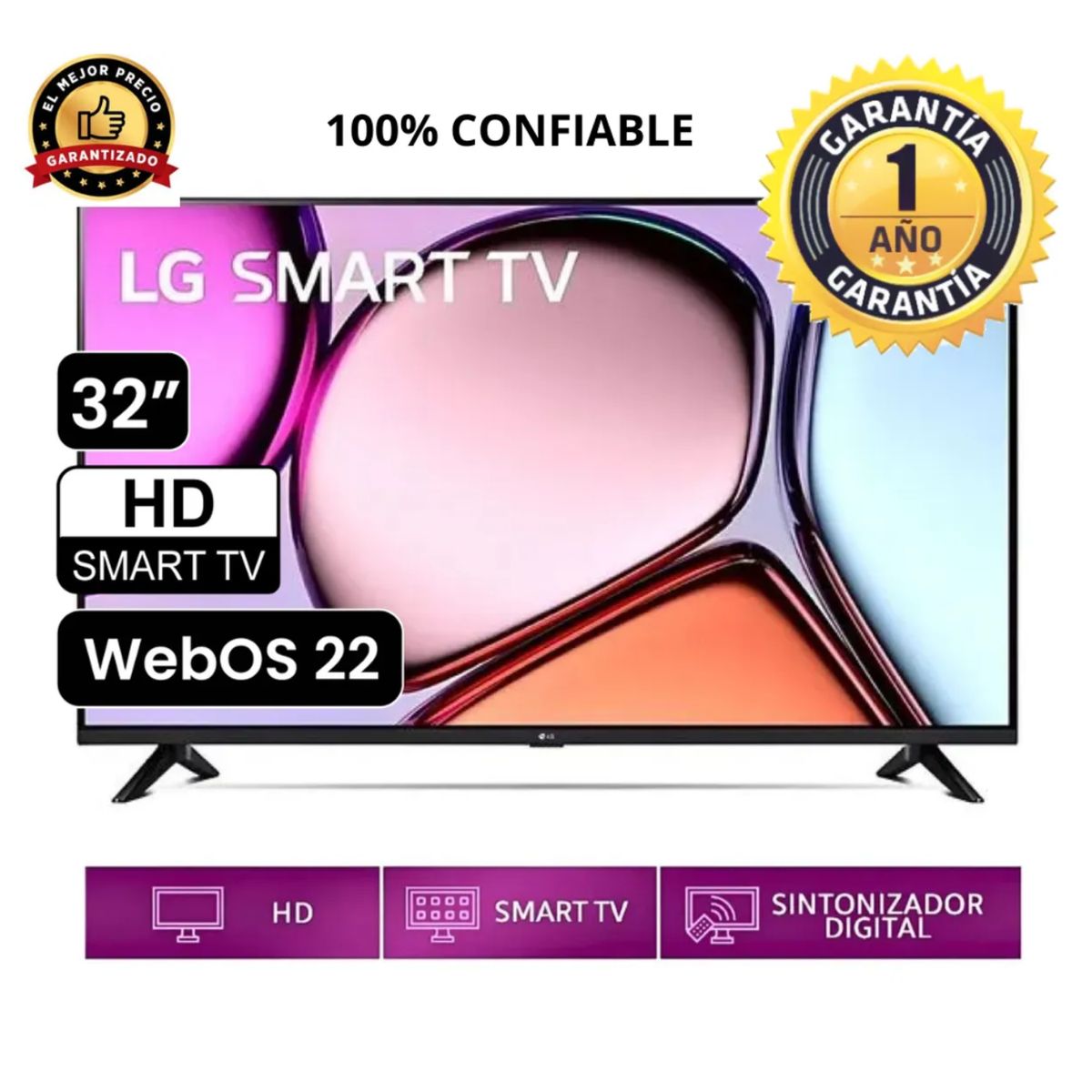 LG - TELEVISOR LG 32 SMART TV LED 32LQ600BPSA