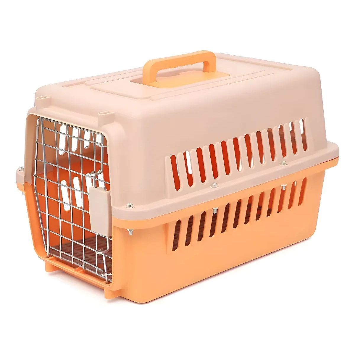 GENERICO - KENNEL PARA MASCOTAS L50 - NARANJA