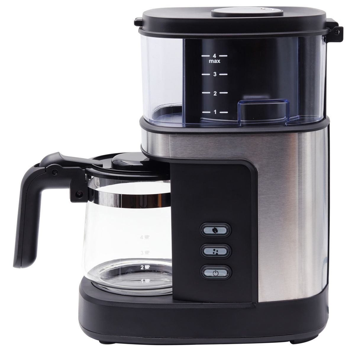IMACO - Cafetera Moledora de Café para 4 Tazas ICMG4070 Imaco