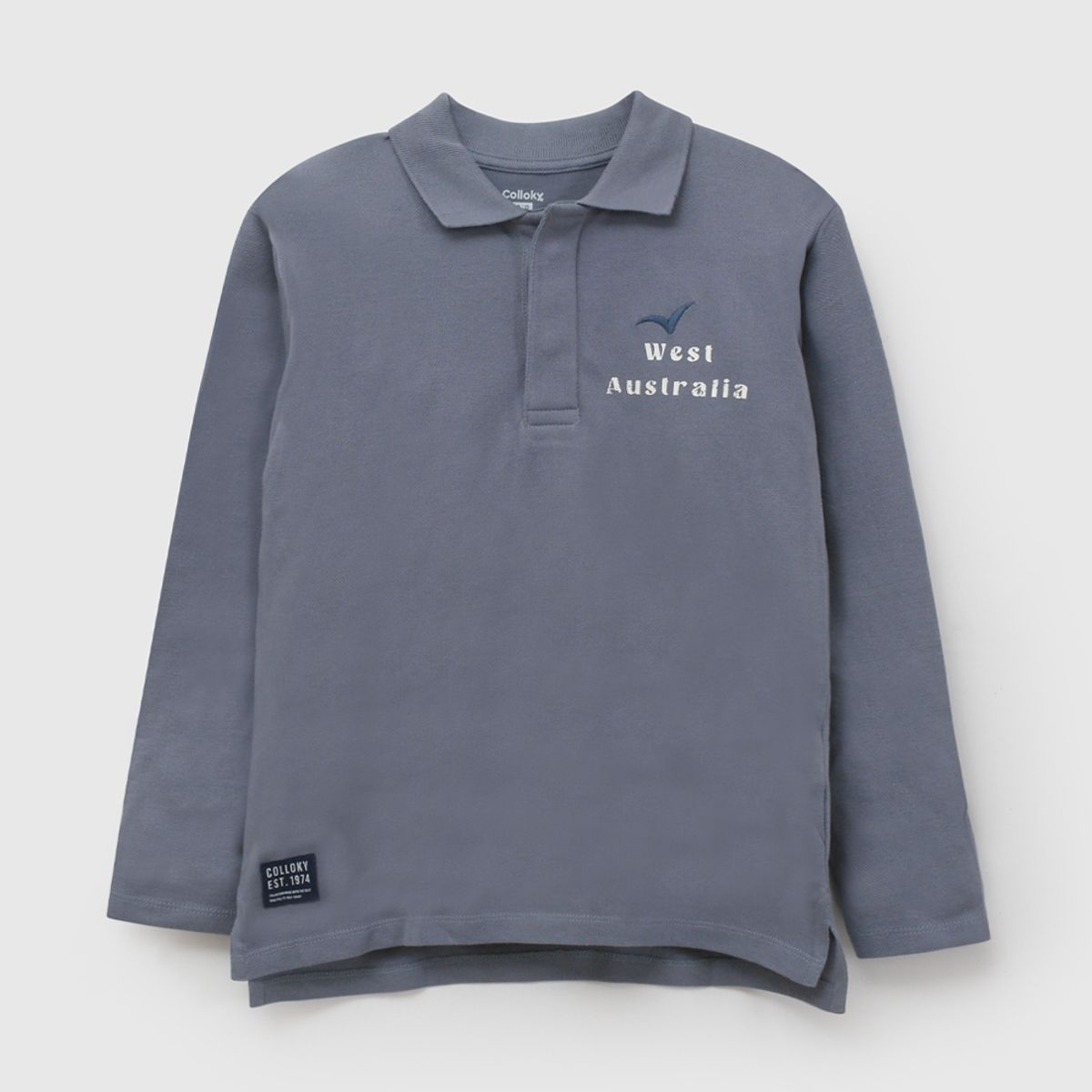 COLLOKY - Polo Casual Kid Niño Celeste