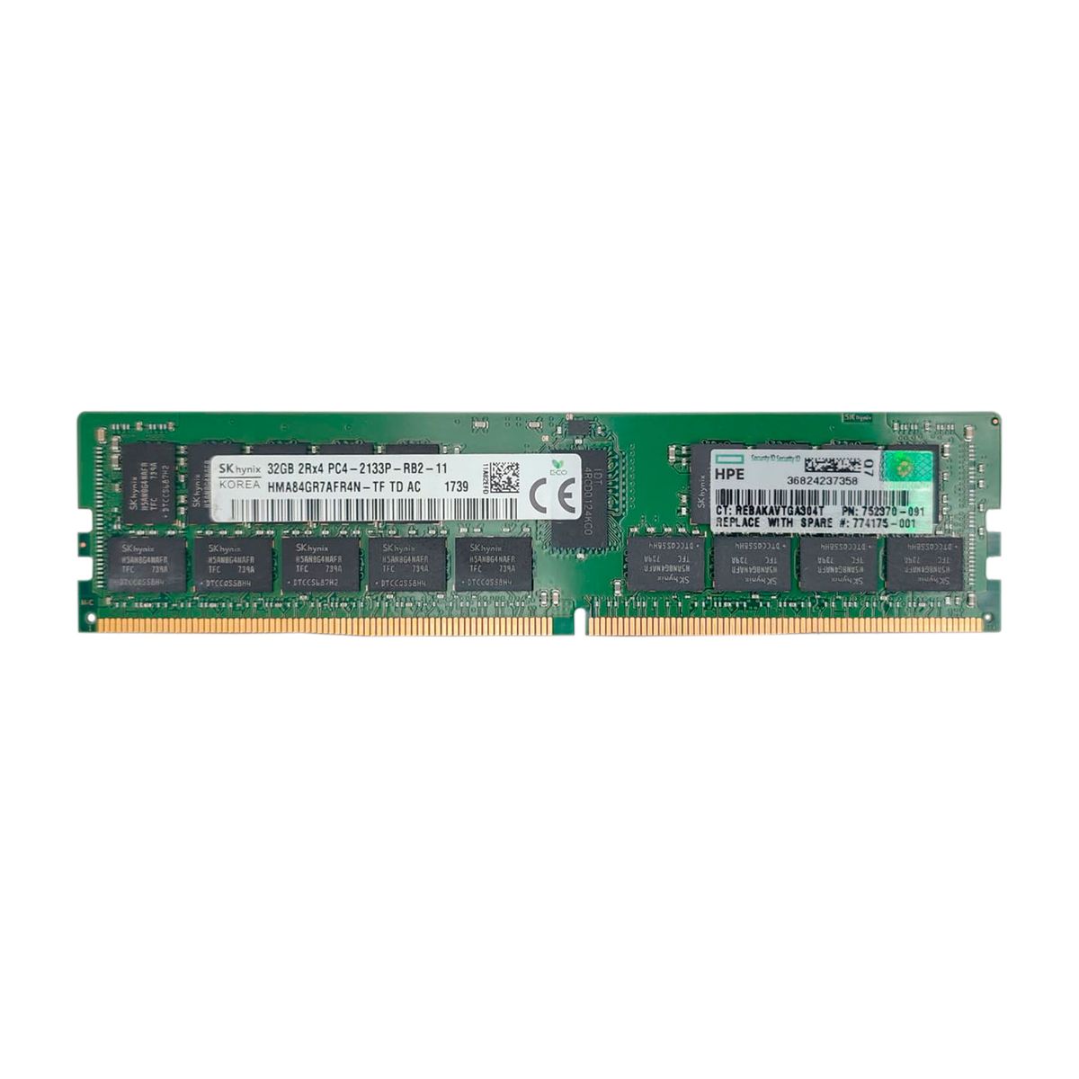 HEWLETT PACKARD - MEMORIA RAM DIMM PARA PC HP 32GB DDR4 SDRAM MHZ CL15 PN 728629-B21