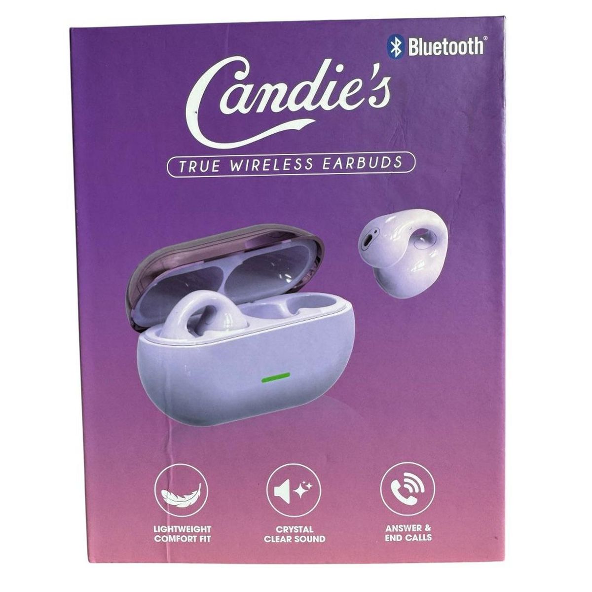 GENERICO - AUDÍFONOS BLUETOOTH INALÁMBRICOS CAMDIE’S LILA