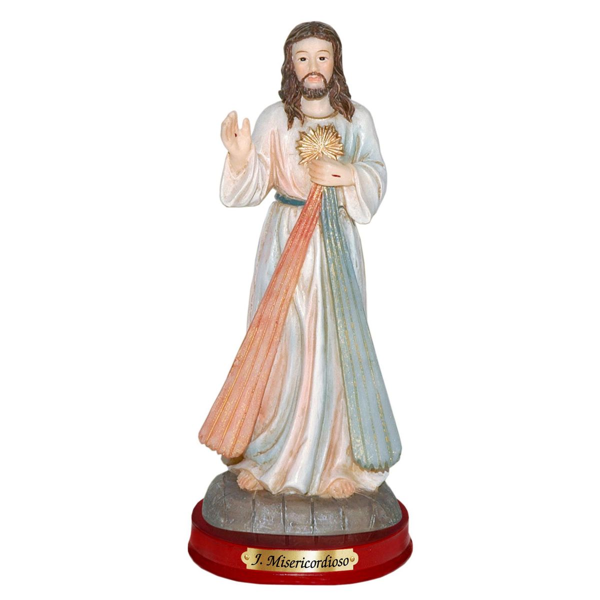 FIGURA JESUS MISERICORDIOSO 13cm 556-33032, marca DI ANGELO - Foto Principal