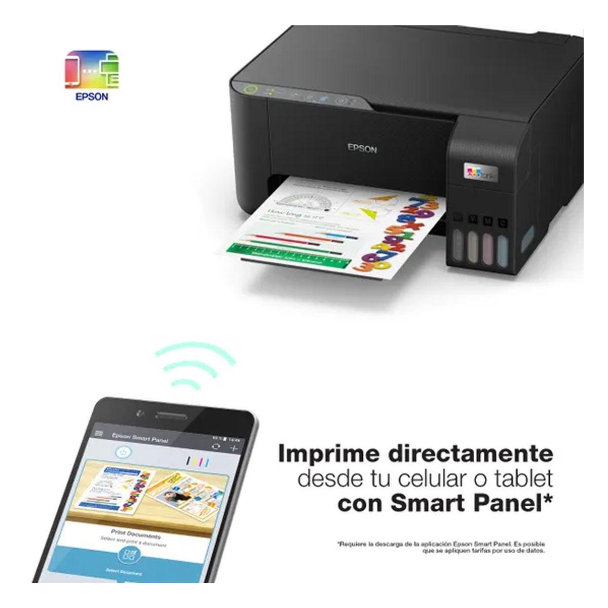 EPSON - Impresora EPSON Multifuncional 3 en 1 EcoTank L3250 Wi-Fi