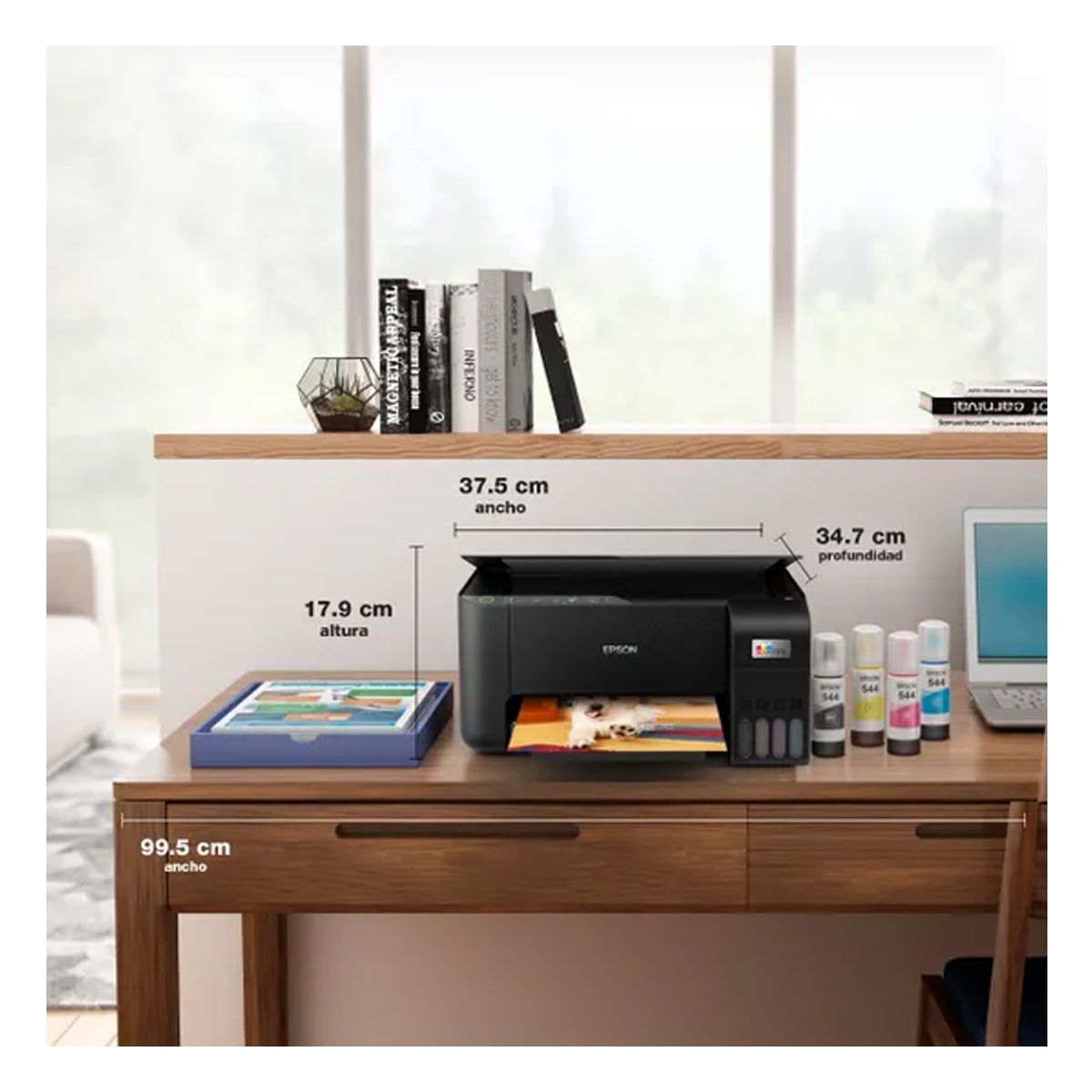 EPSON - Impresora EPSON Multifuncional 3 en 1 EcoTank L3250 Wi-Fi