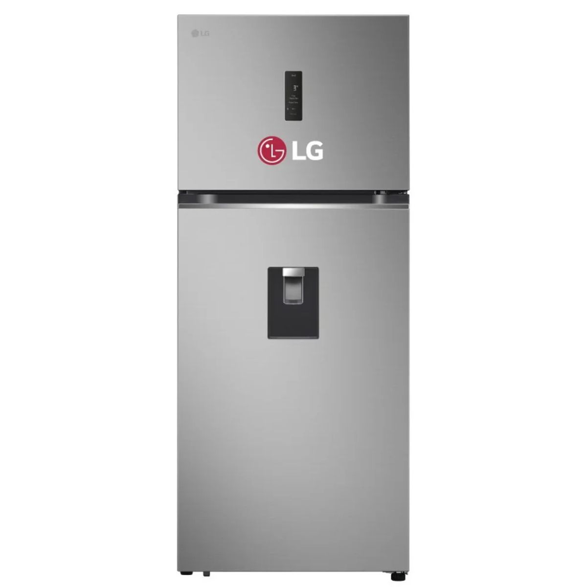 LG - Refrigeradora 374 Lt Top Freezer Door Cooling Plateada LG VT38SPYC