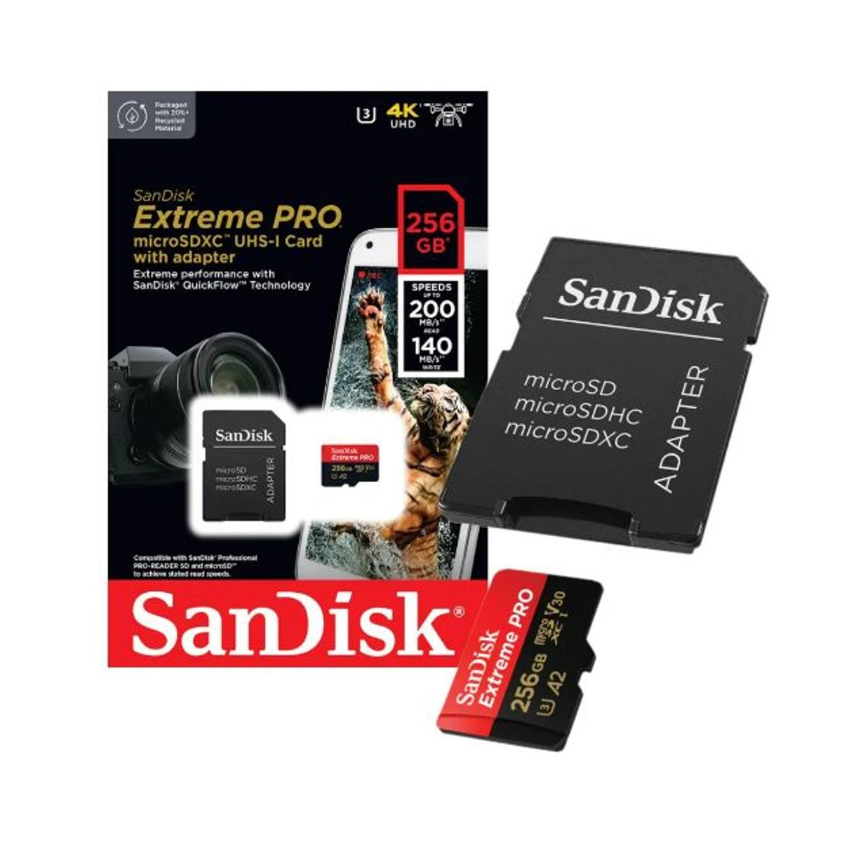 SANDISK - Microsd Sandisk Extreme Pro 256gb 4k Original