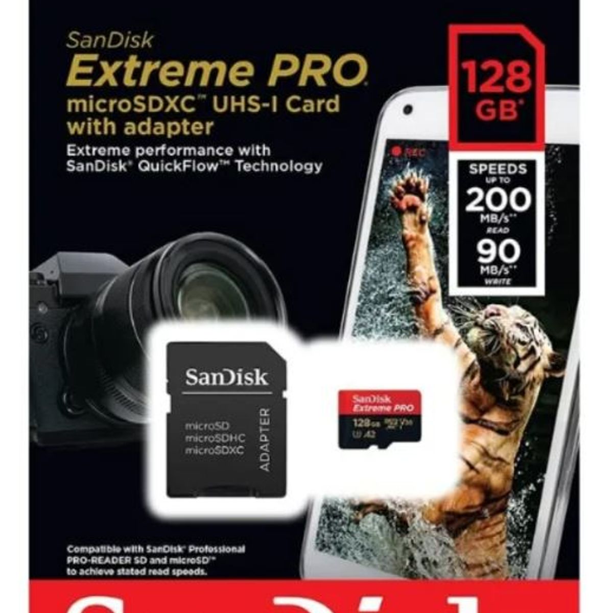 SANDISK - Microsd Sandisk Extreme Pro 128gb Original 4k
