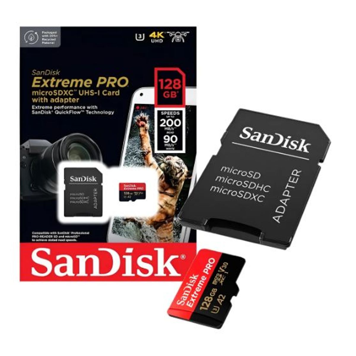 SANDISK - Microsd Sandisk Extreme Pro 128gb Original 4k