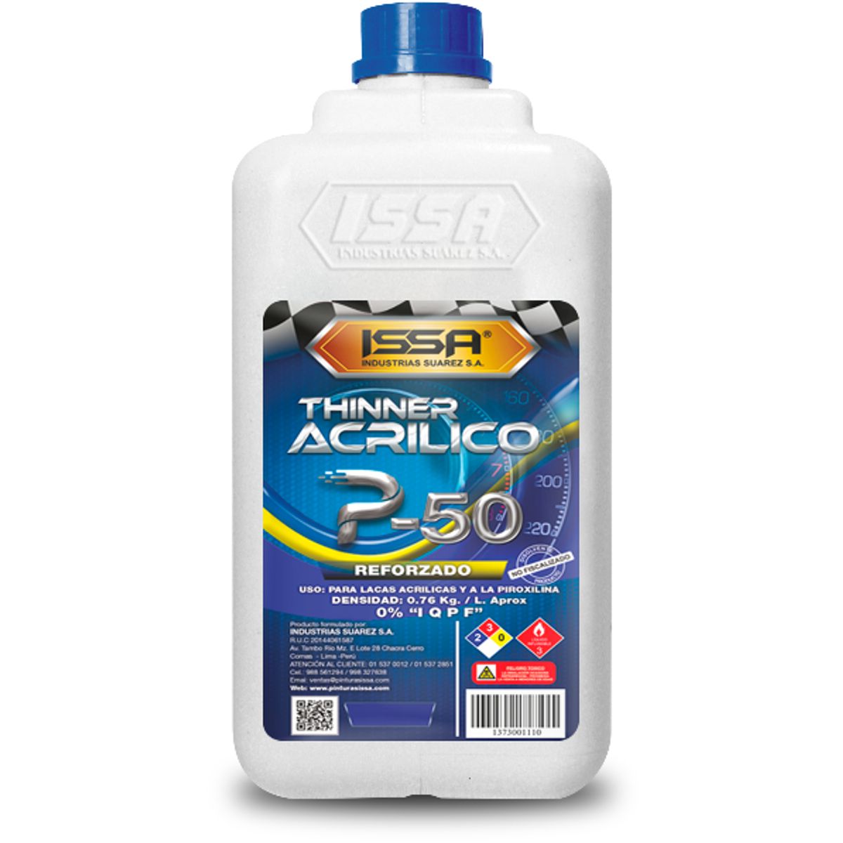 GENERICO - THINNER ACRILICO 1 GL X 3LT P-50 ISSA