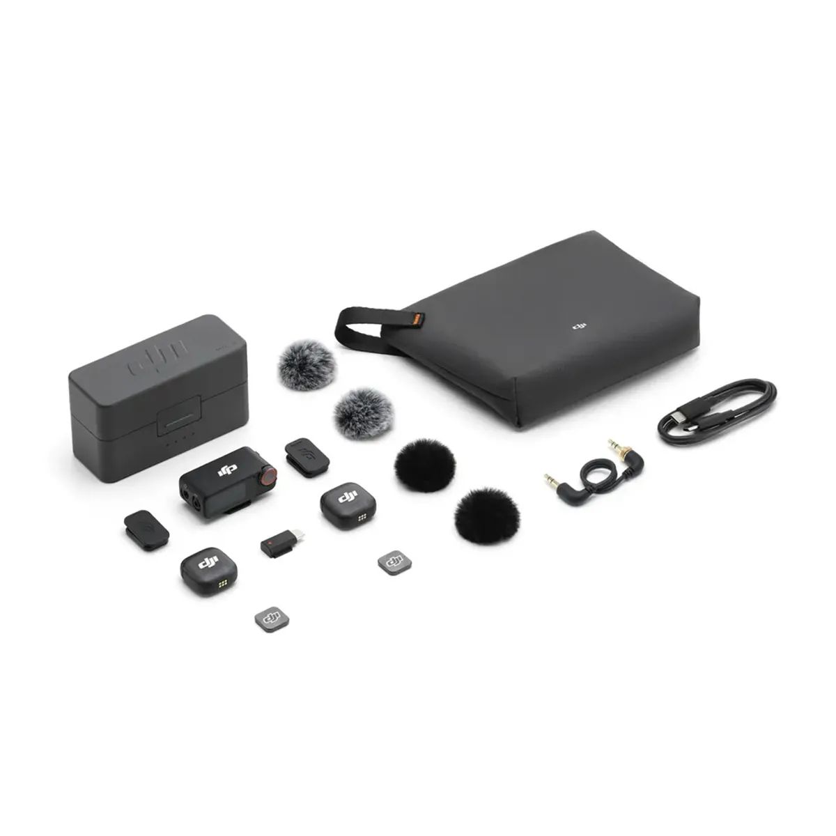 DJI - Mic  3  Combo (2TX + 1RX + Estuche de Carga) Microfono Inalambrico