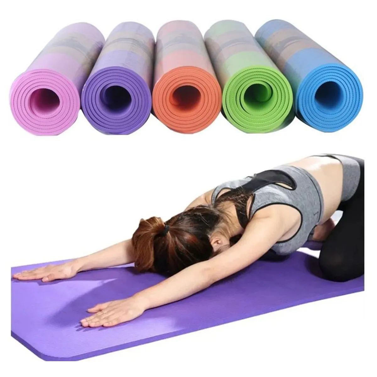 GENERICO - Esterilla de Yoga Suave y Antideslizante