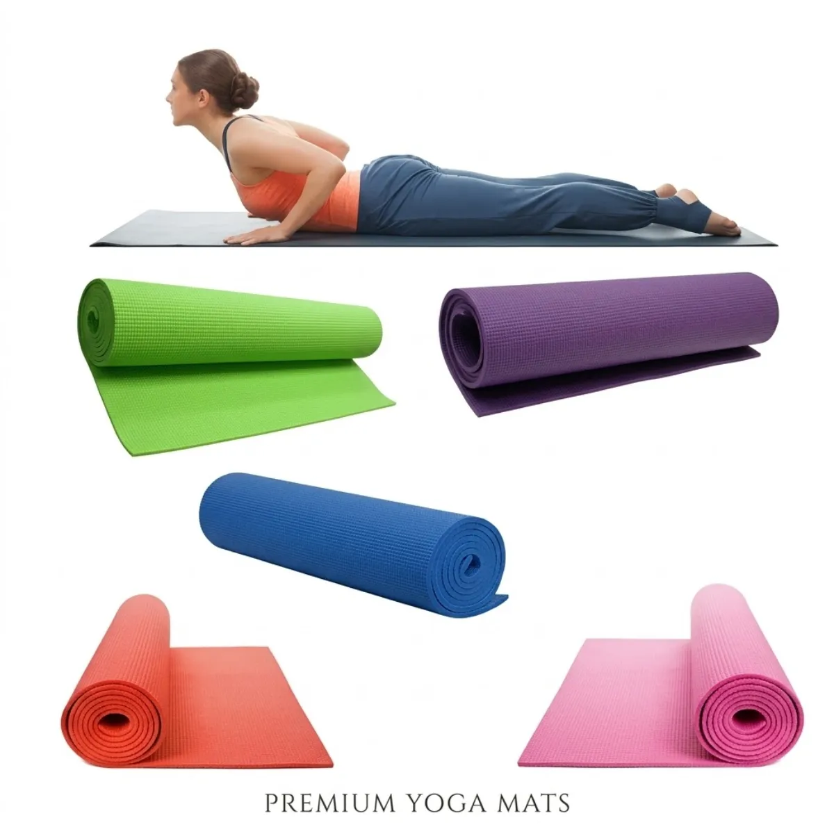 GENERICO - Esterilla de Yoga Suave y Antideslizante