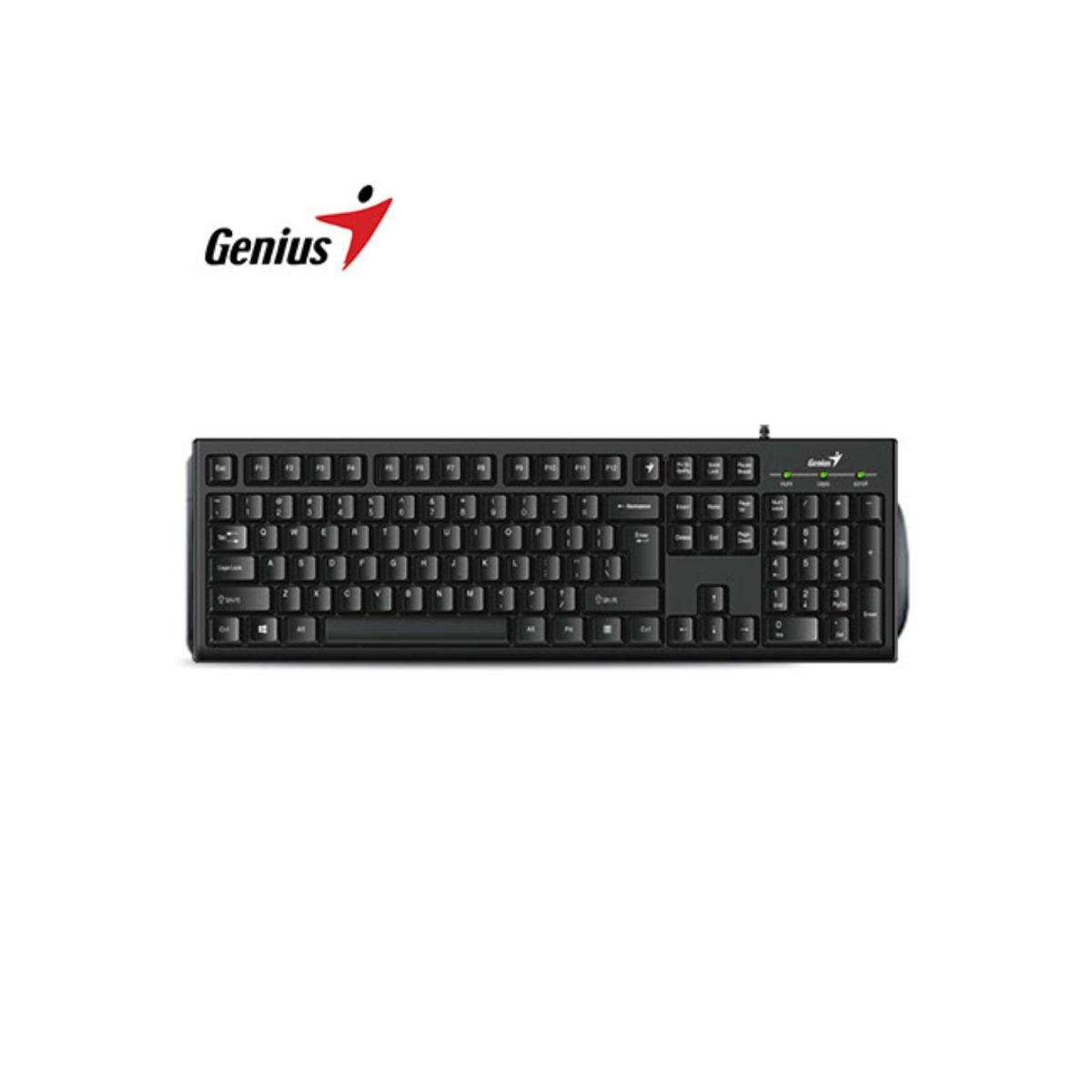 GENIUS - TECLADO GENIUS SMART KB-100 AI COPILOT USB SP NEGRO
