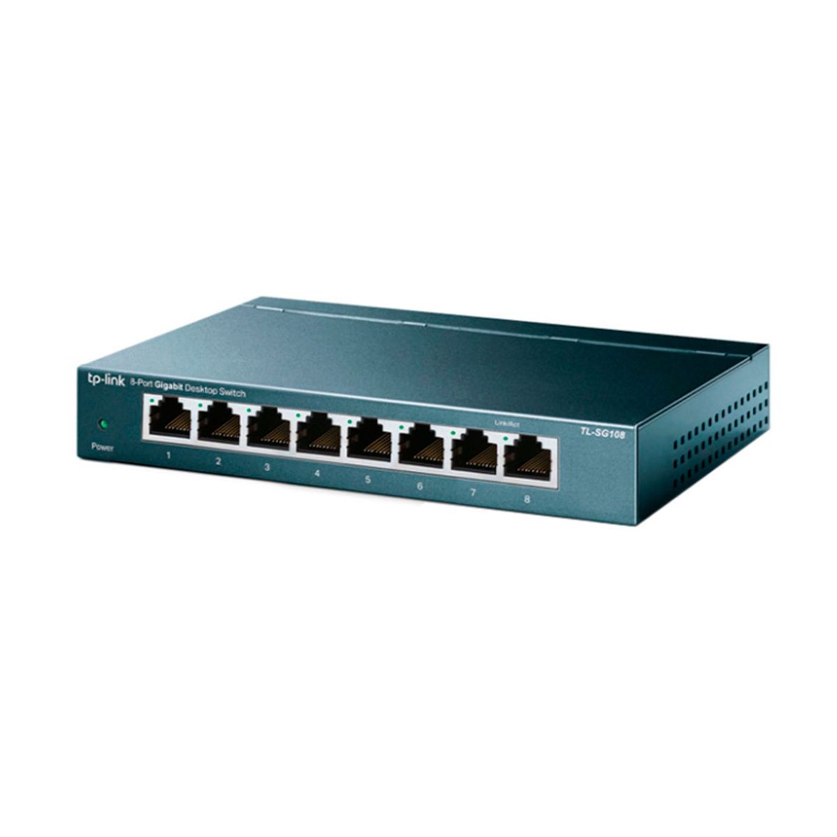 TP LINK - SWITCH TP-LINK TL-SG108 V9 8 PUERTOS GIGABIT 1000MBPS PN TL-SG108