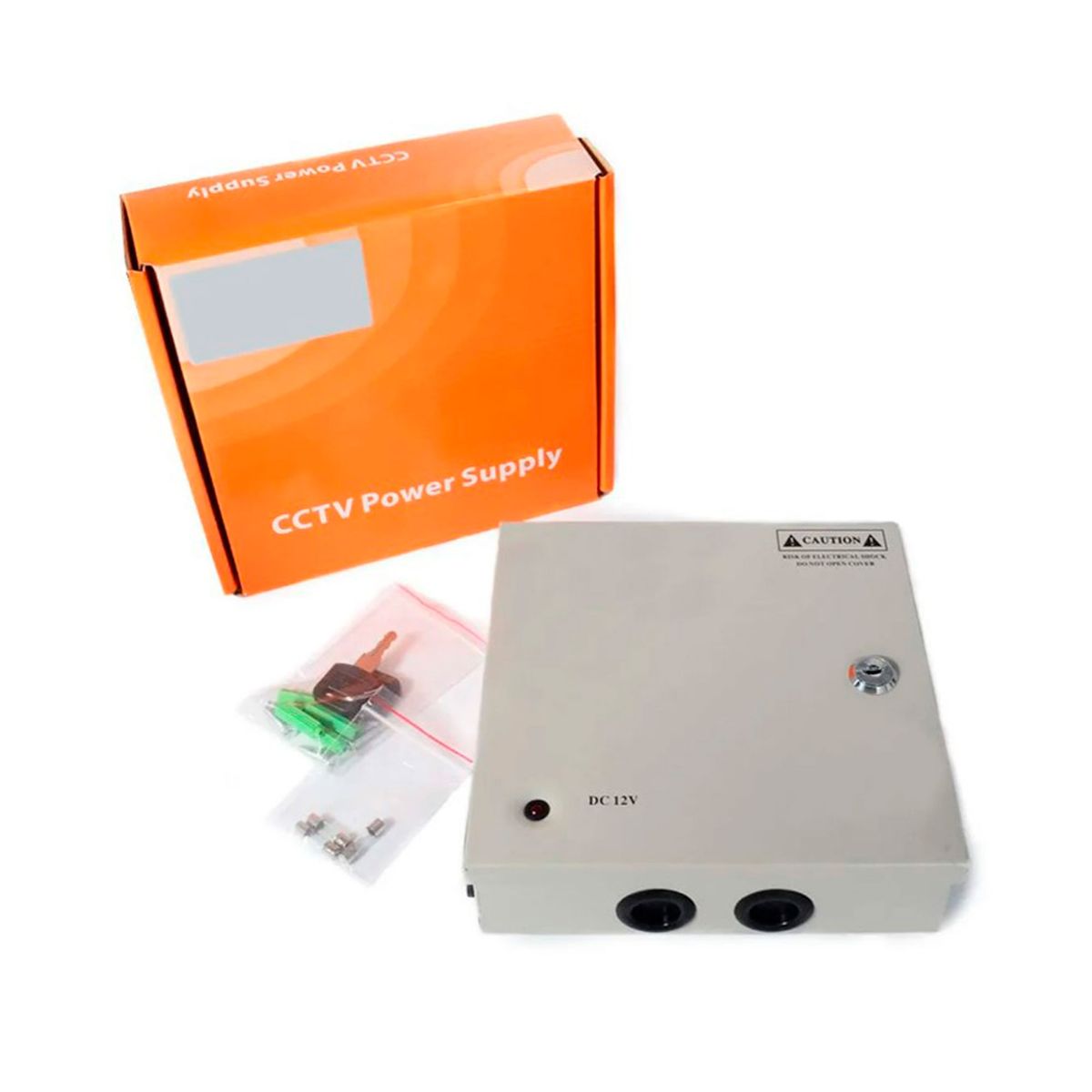 GENERAL - FUENTE DE PODER CENTRALIZADA 9 CAMARAS 220V 12V 10A P-N ACC910