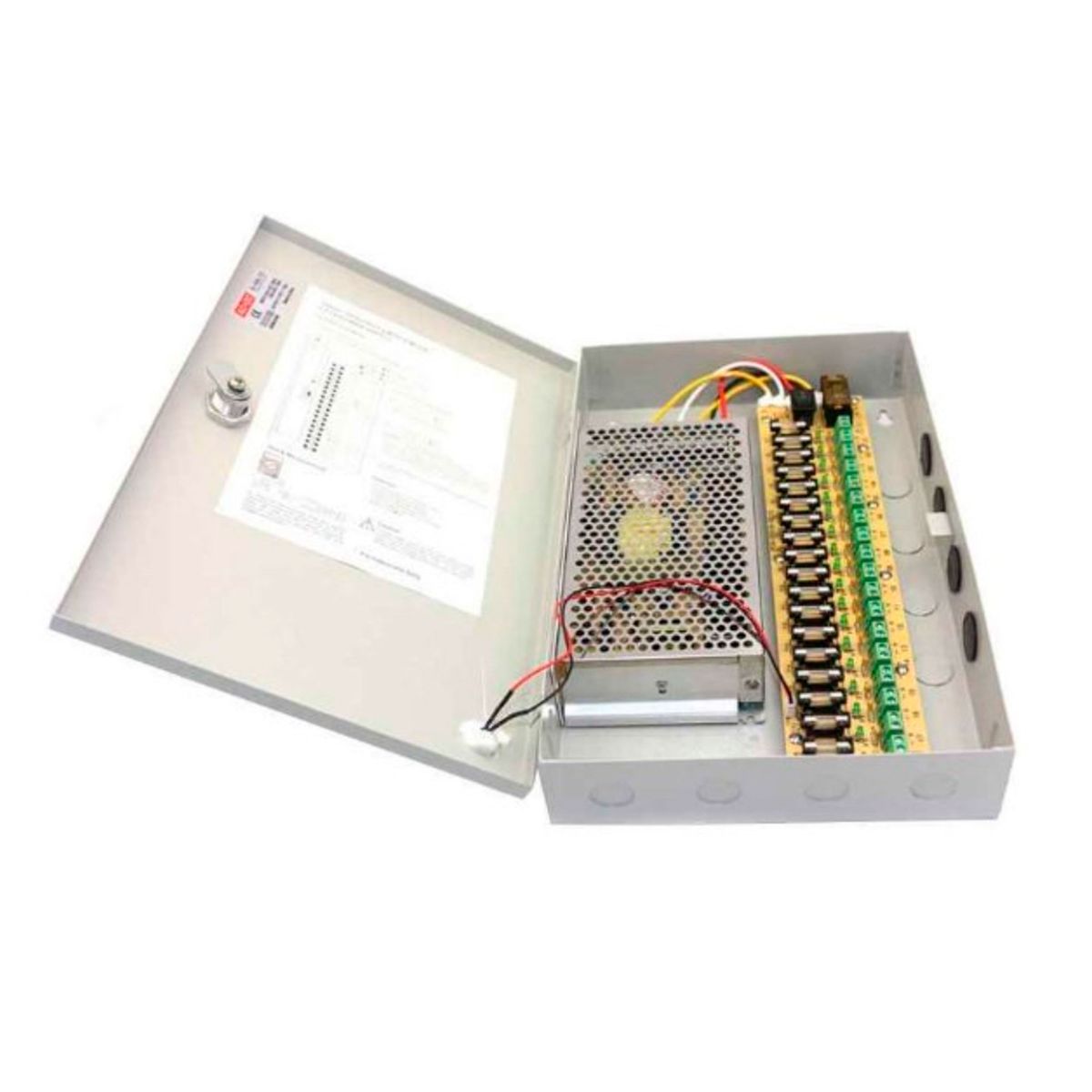 GENERAL - FUENTE DE PODER CENTRALIZADA 18 CAMARAS 220V 12V 20A P-N ACC1820