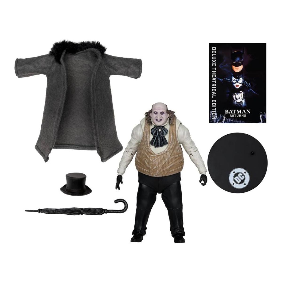MC FARLANE - McFarlane Toys DC Multiverse El Pingüino Batman Returns Figura de 18cm Edición Deluxe Teatral