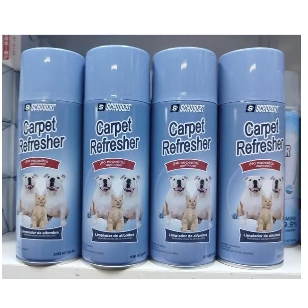 SCHUBERT - Espuma Limpiadora De Muebles Y De Alfombras Elimina Olores X 2 UND