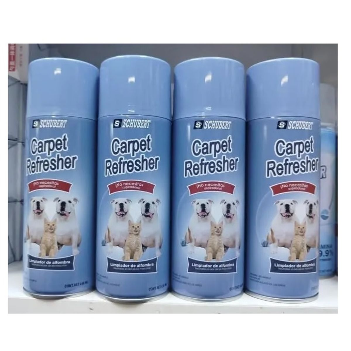 SCHUBERT - Espuma Limpiadora De Muebles Y De Alfombras Elimina Olores X 2 UND