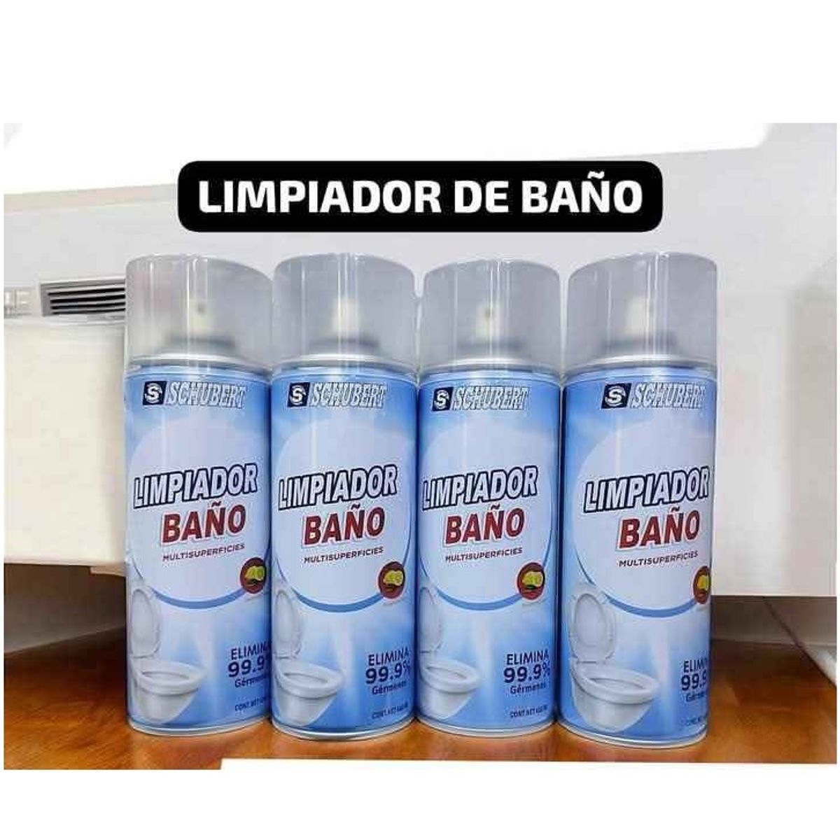 GENERICO - Espuma Limpiadora Y Blanqueadora Para El Baño De Tu Casa X 1 UND