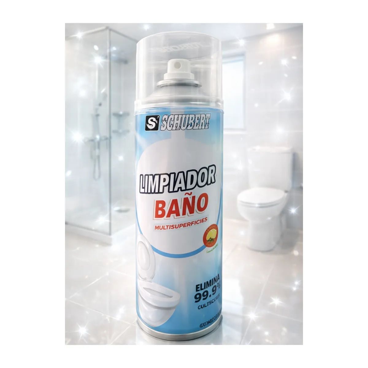 GENERICO - Espuma Limpiadora De Baños Schubert 450 Ml X 3 UND