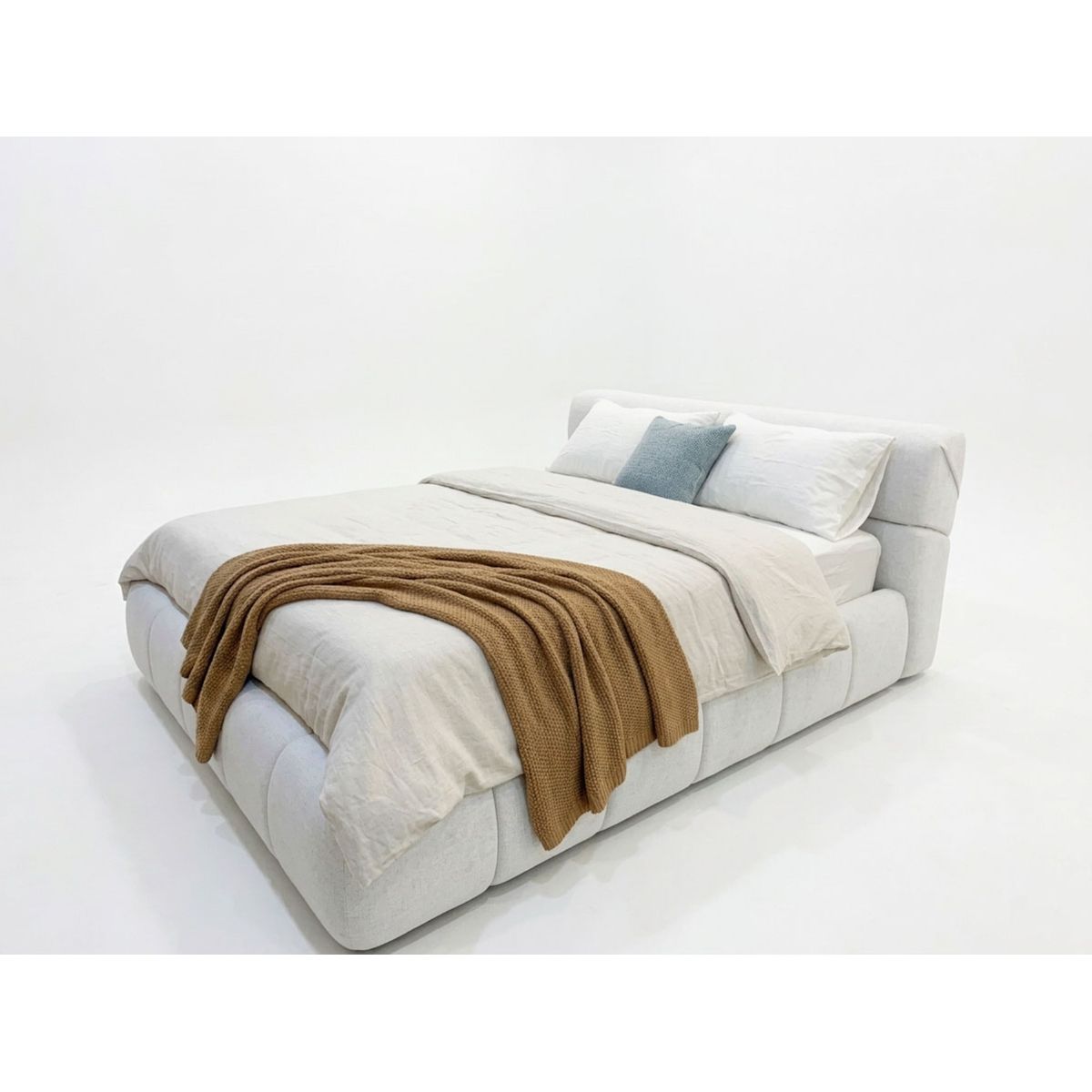 Cama Box Tarima Vizeu Champagne Plaza y Media La Industria, marca GENERICO - Foto Principal