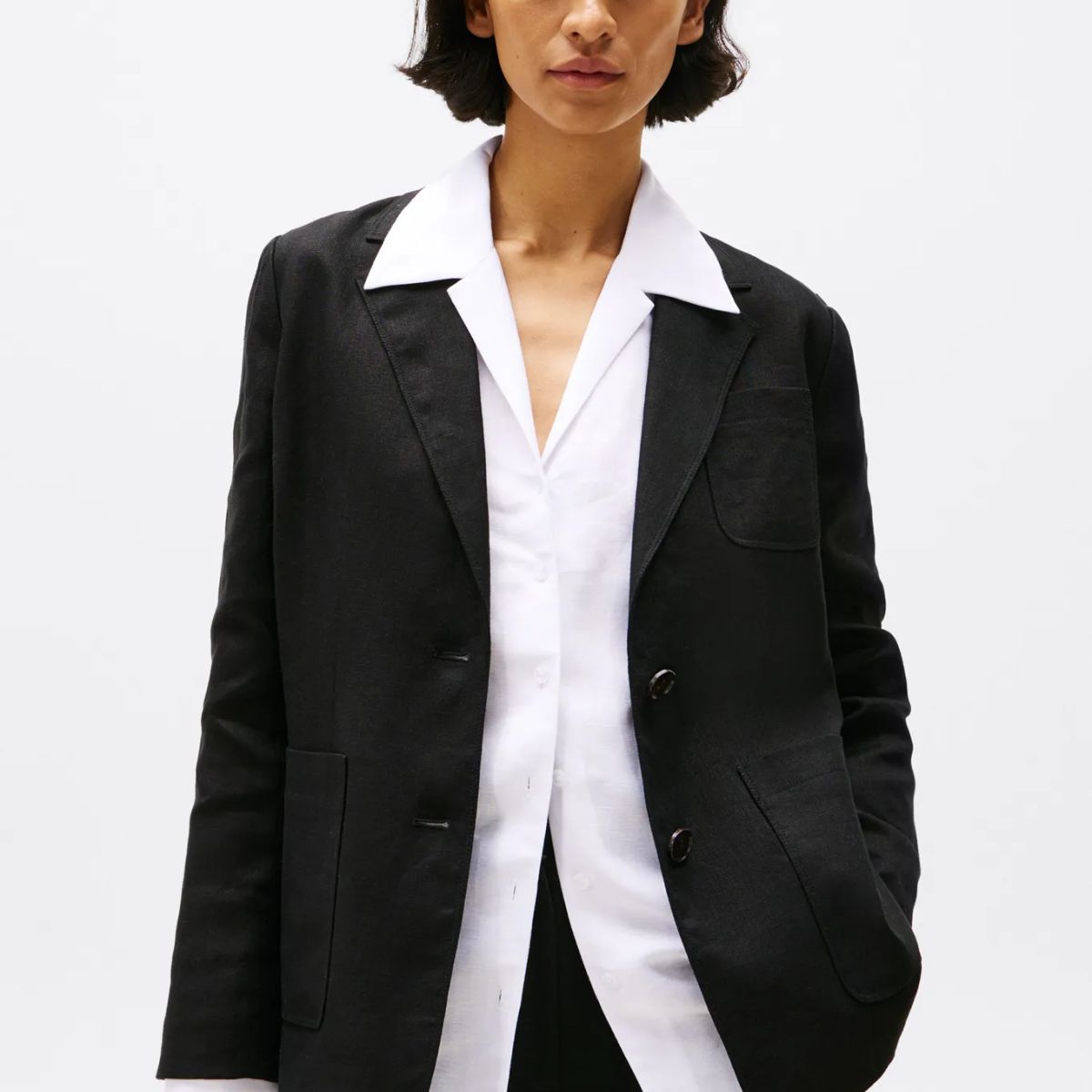 TOMMY HILFIGER - SACO ESS LINEN REGULAR SB BLAZER TH