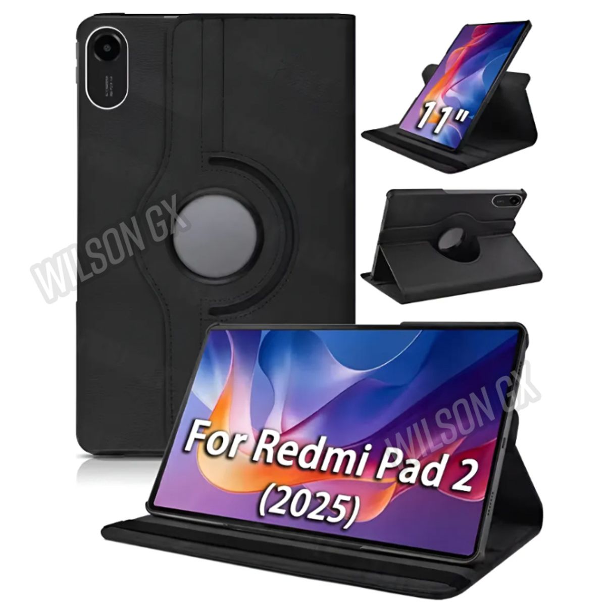 GENERICO - Funda Giratoria Para Tablet Redmi Pad 2 11" 2025