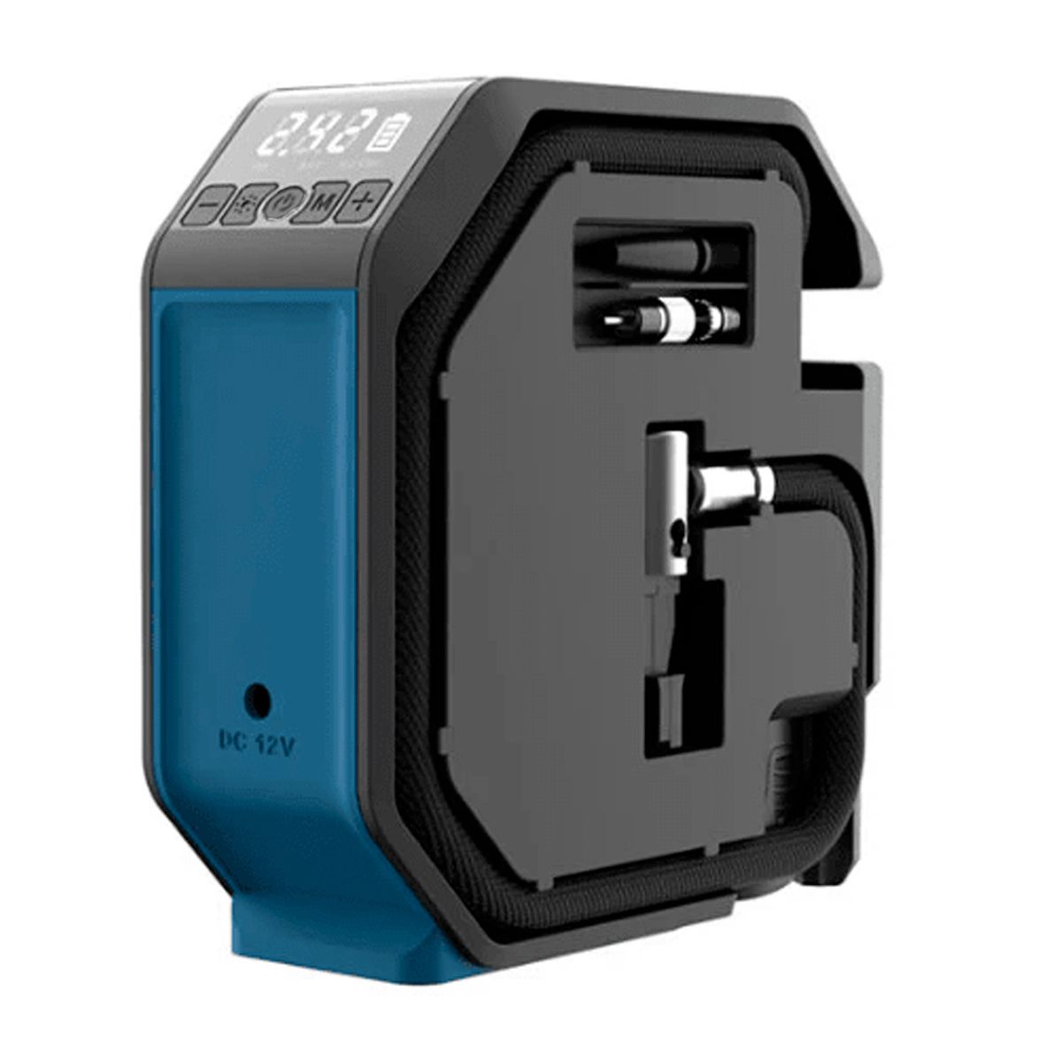 Mini Compresora de Aire Inalámbrico para Auto Dongcheng DCQE120DK 12V 120psi 1Bat x 2Ah, marca DONGCHENG - Foto 2