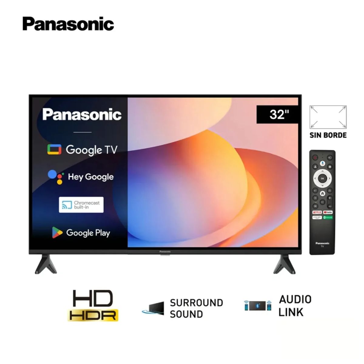 PANASONIC - Smart TV Panasonic 32 LED HD TC-32NS600P + regalo Soundbar 32” 2.0