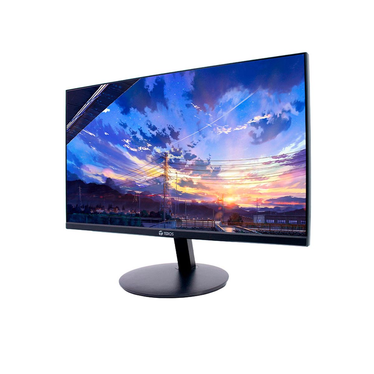 TEROS - Monitor plano TEROS TE-2130CS 215 FHD IPS 100Hz 5ms HDMI VGA negro