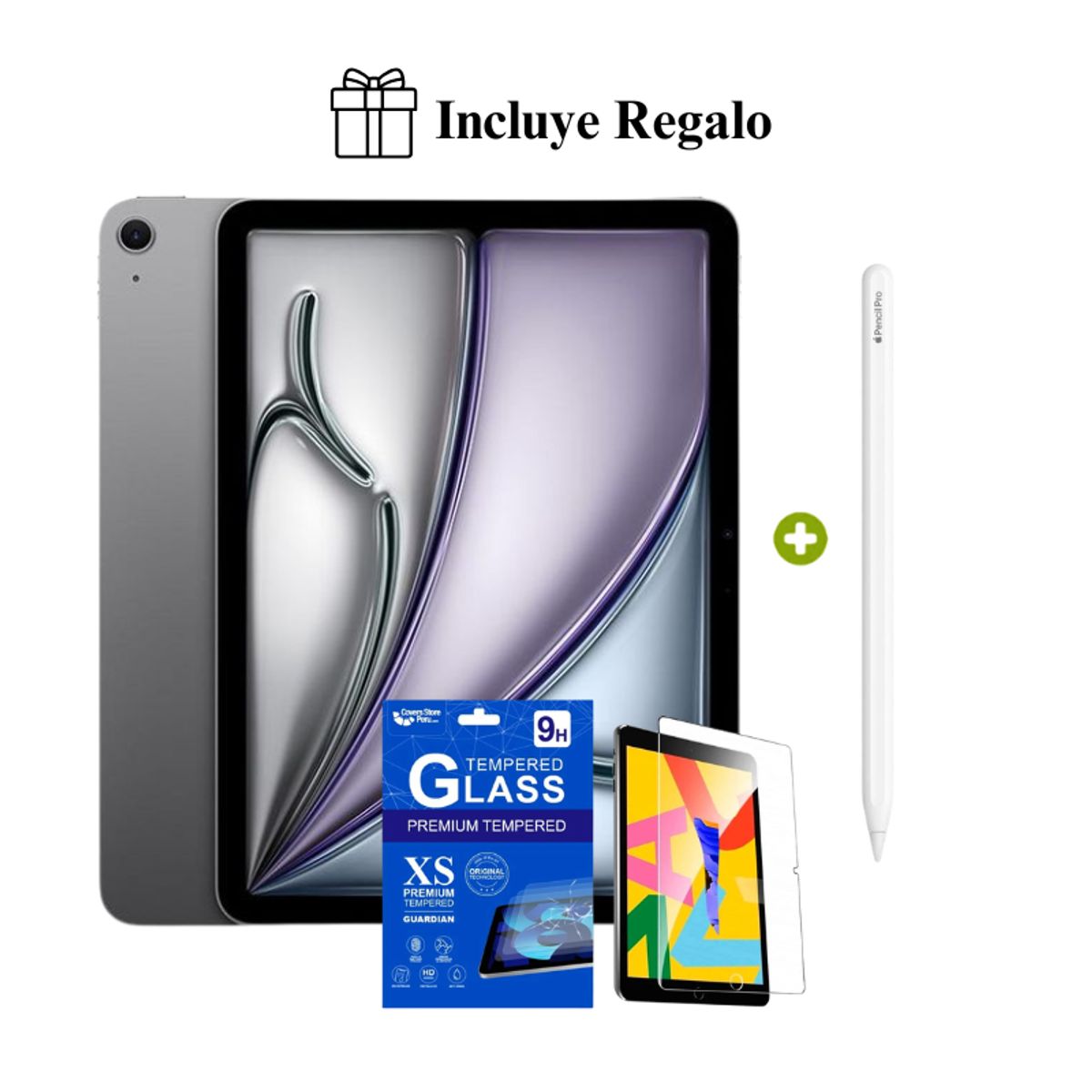 APPLE - Apple iPad Air 11” M4 128GB Wi‑Fi Space Gray – Edición 2026 + Regalo + Pencil Pro