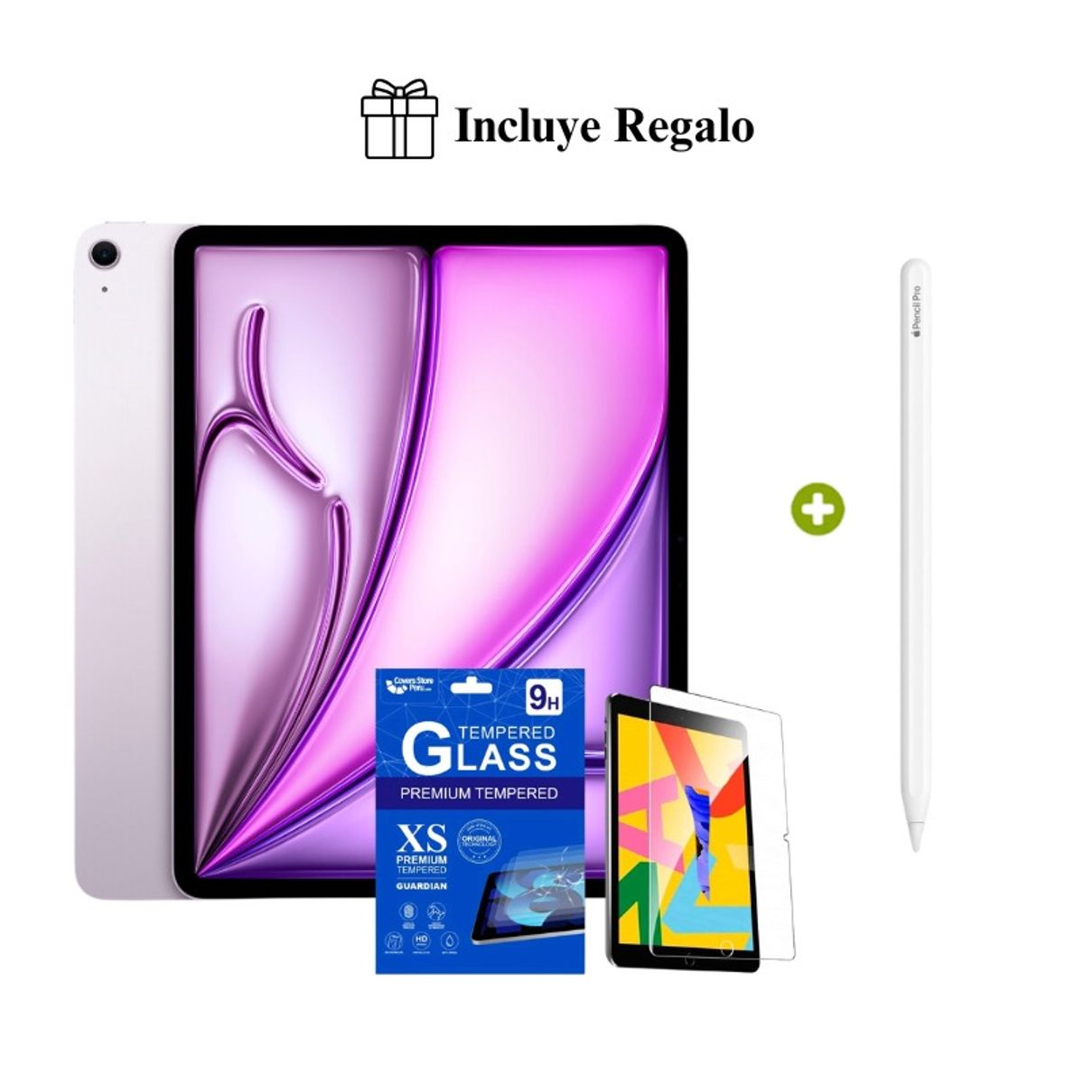 APPLE - Apple iPad Air 11” M4 128GB Wi‑Fi Purple – Edición 2026 + Regalo + Pencil Pro