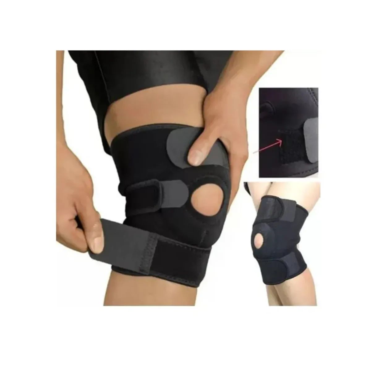 RODILLERA ORTOPÉDICA DE NEOPRENO PARA DEPORTE CON SUJETA ROTULA, marca GENERICO - Foto Principal
