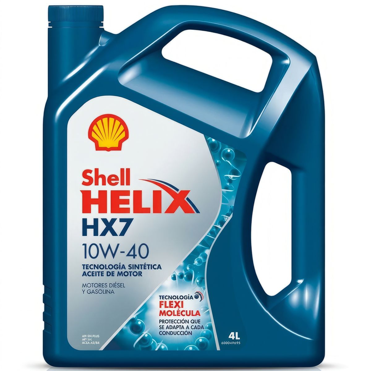 GENERICO - Aceite de Motor Shell Helix HX7 SemiSintetico 10W-40 4LT