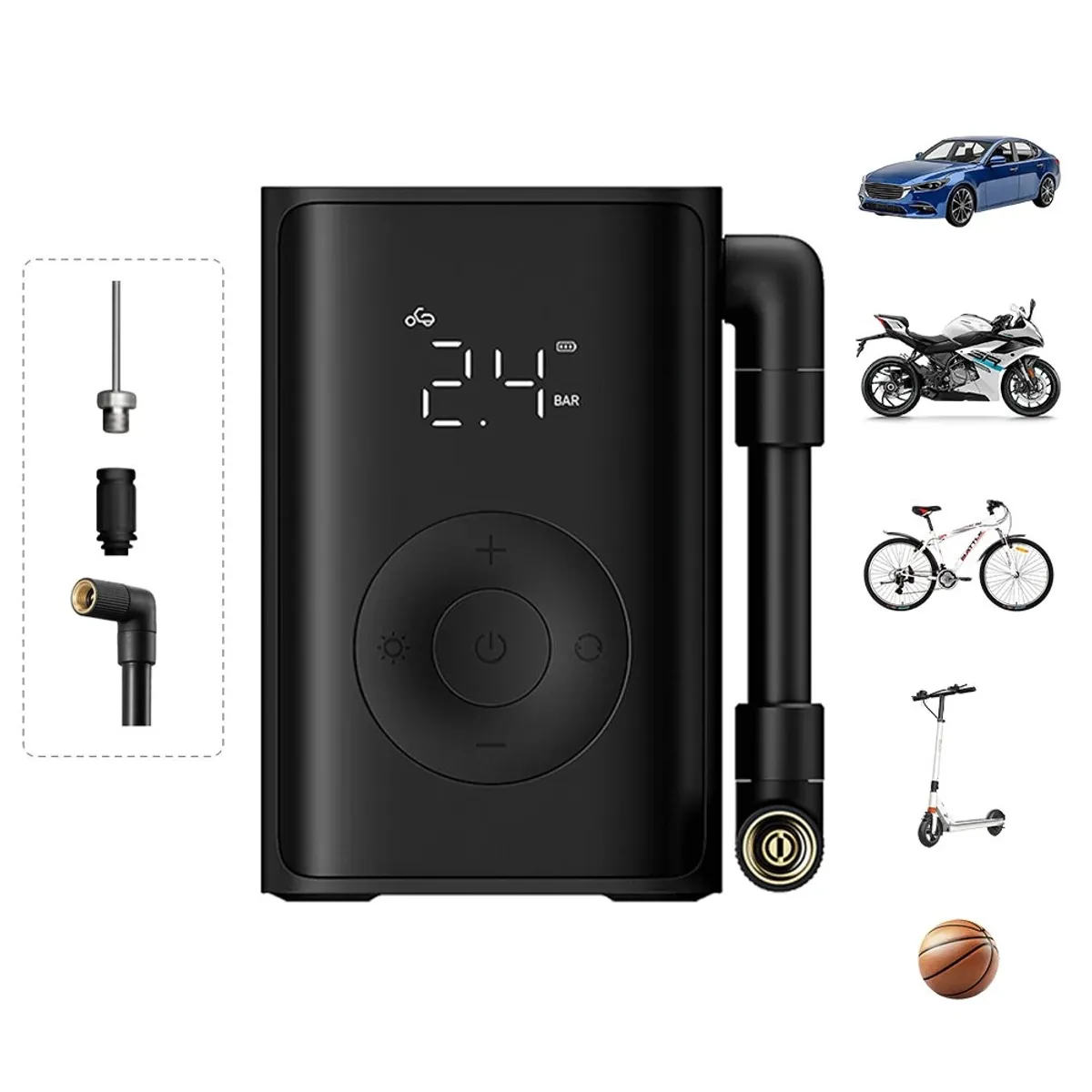 XIAOMI - Compresor De Aire Portatil Xiaomi Ultra Ligera 3ra Gen. motos, scooters, bici, etc