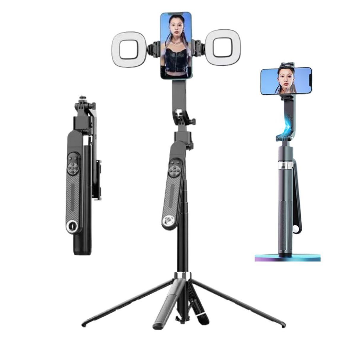 GENERICO - Estabilizador con Sensor Q515TK con Luces LED Laterales