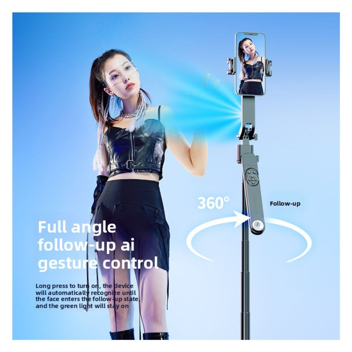 GENERICO - Estabilizador con Sensor Q515TK con Luces LED Laterales