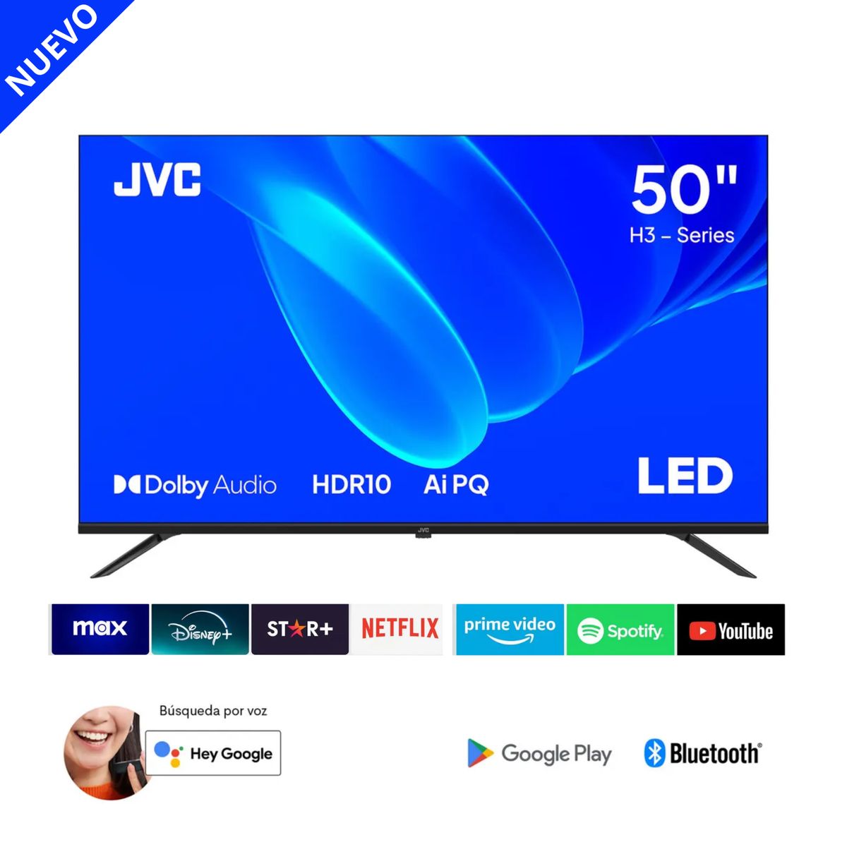GENERICO - Televisor Jvc 50 Uhd Google Tv Smart Tv