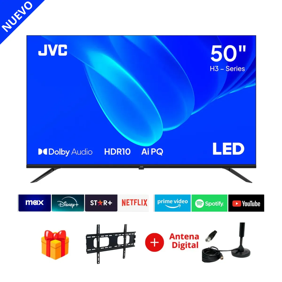 GENERICO - Televisor Jvc 50 Uhd Google Tv Smart Tv