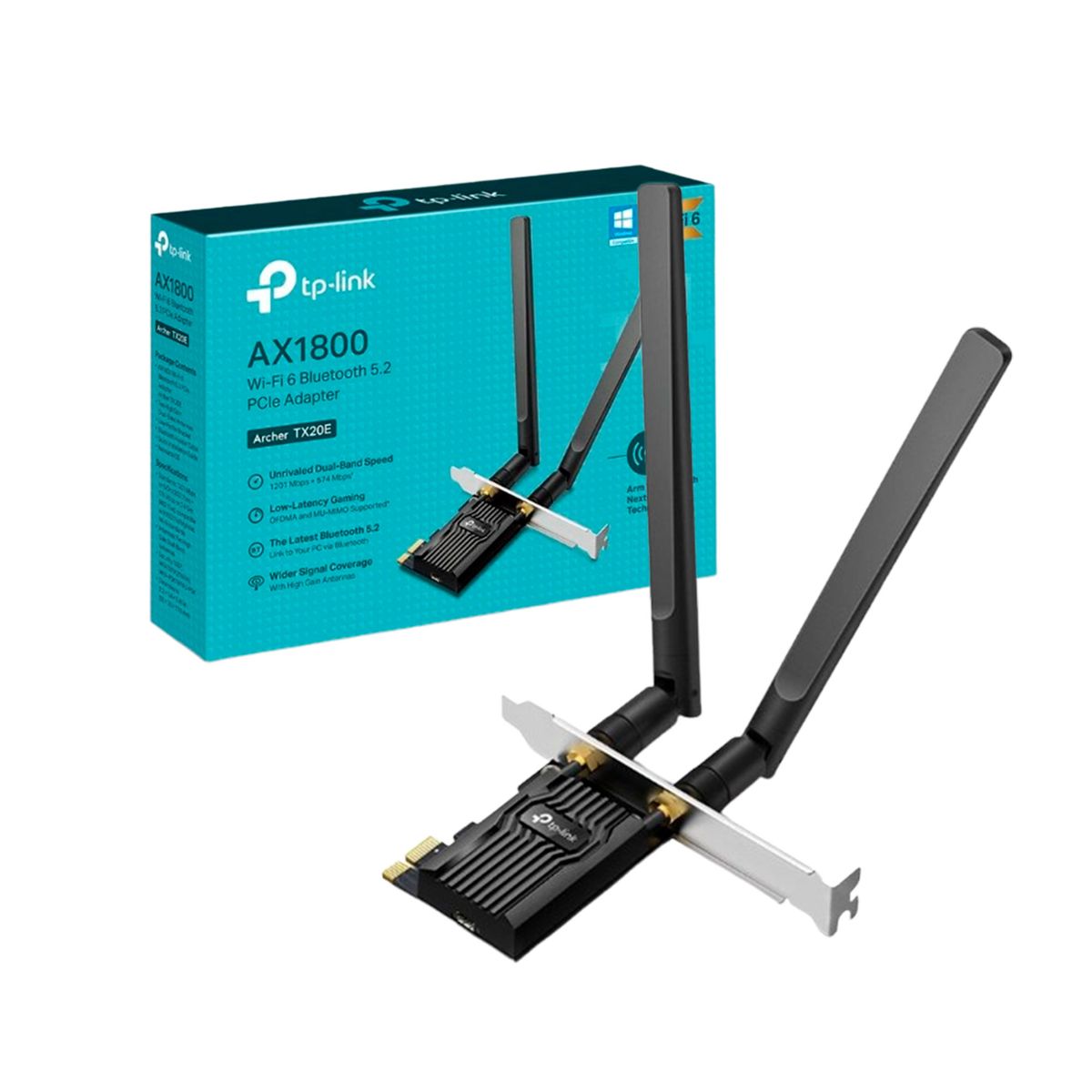 TP LINK - TARJETA DE RED TP-LINK ARCHER TX20E V1 AX1800 - P-N ARCHER TX20E