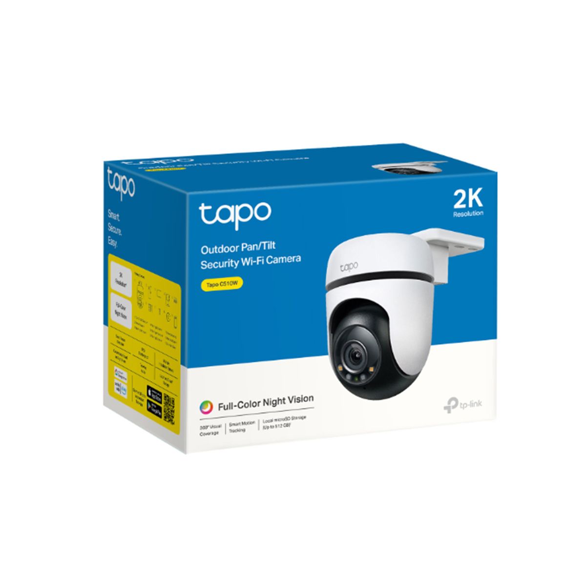 TP LINK - CAMARA TP-LINK TAPO C510W V1 2K 3MP 15FPS V. NOCTURNA P-N TAPO C510W