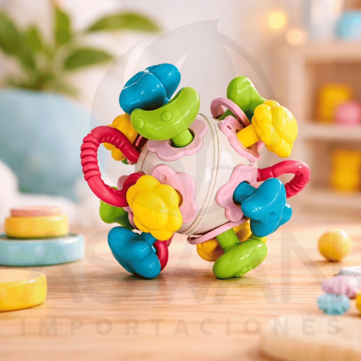 GENERICO - Juguete Sonajero Mordedor Para Bebe