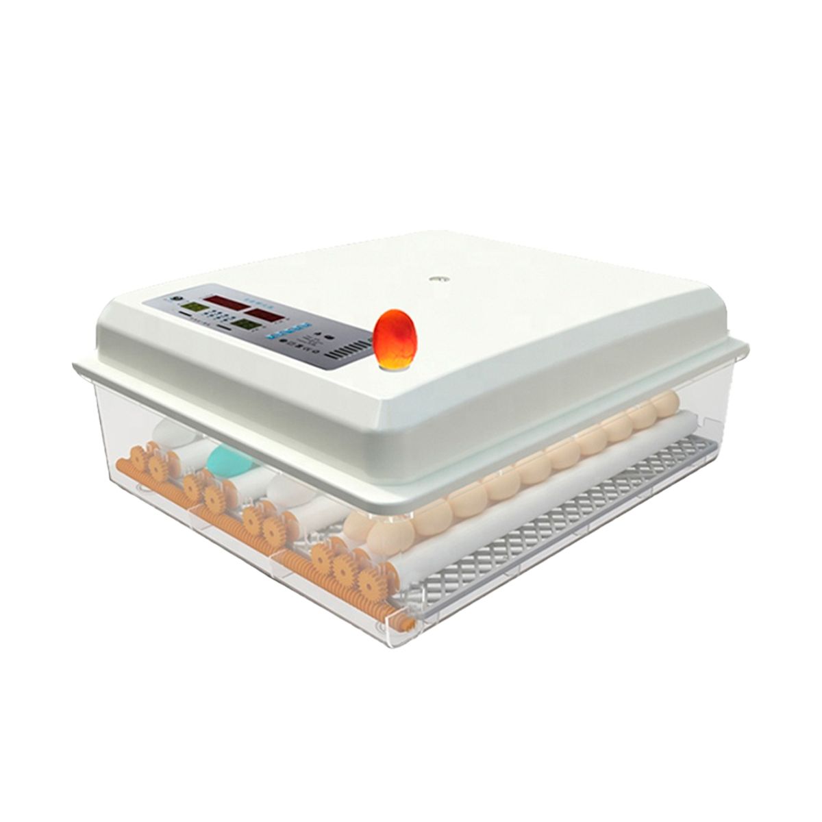 S&T - Incubadora Automática De Plástico Para 64 Huevos