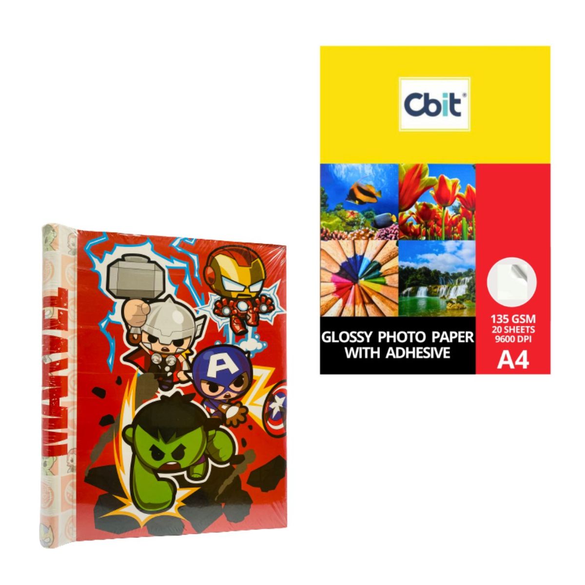 GENERICO - Album DMV 40 fotos 18x26 cm + Papel Foto 20 hjs A4