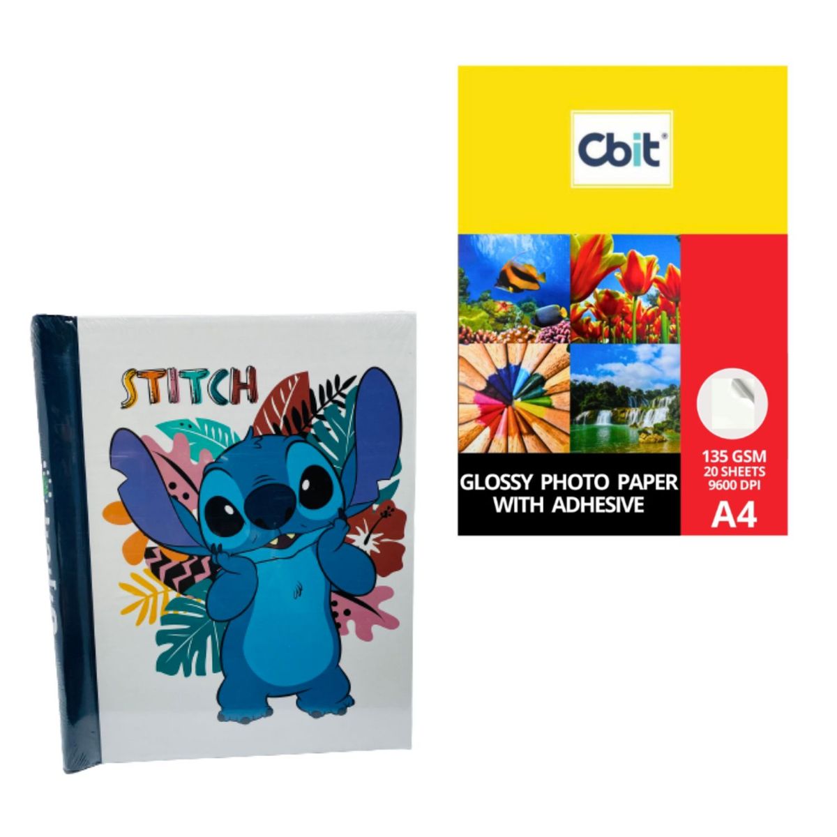 GENERICO - Album DS 40 fotos 18x26 cm y Papel Foto 20 hjs A4