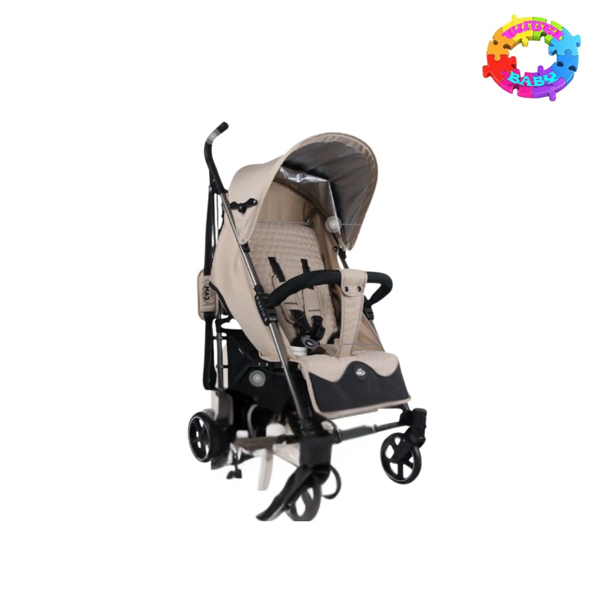HI BABY - Coche Bastón de Lujo “NITRO AK - 082 BEIGE  EDITION”