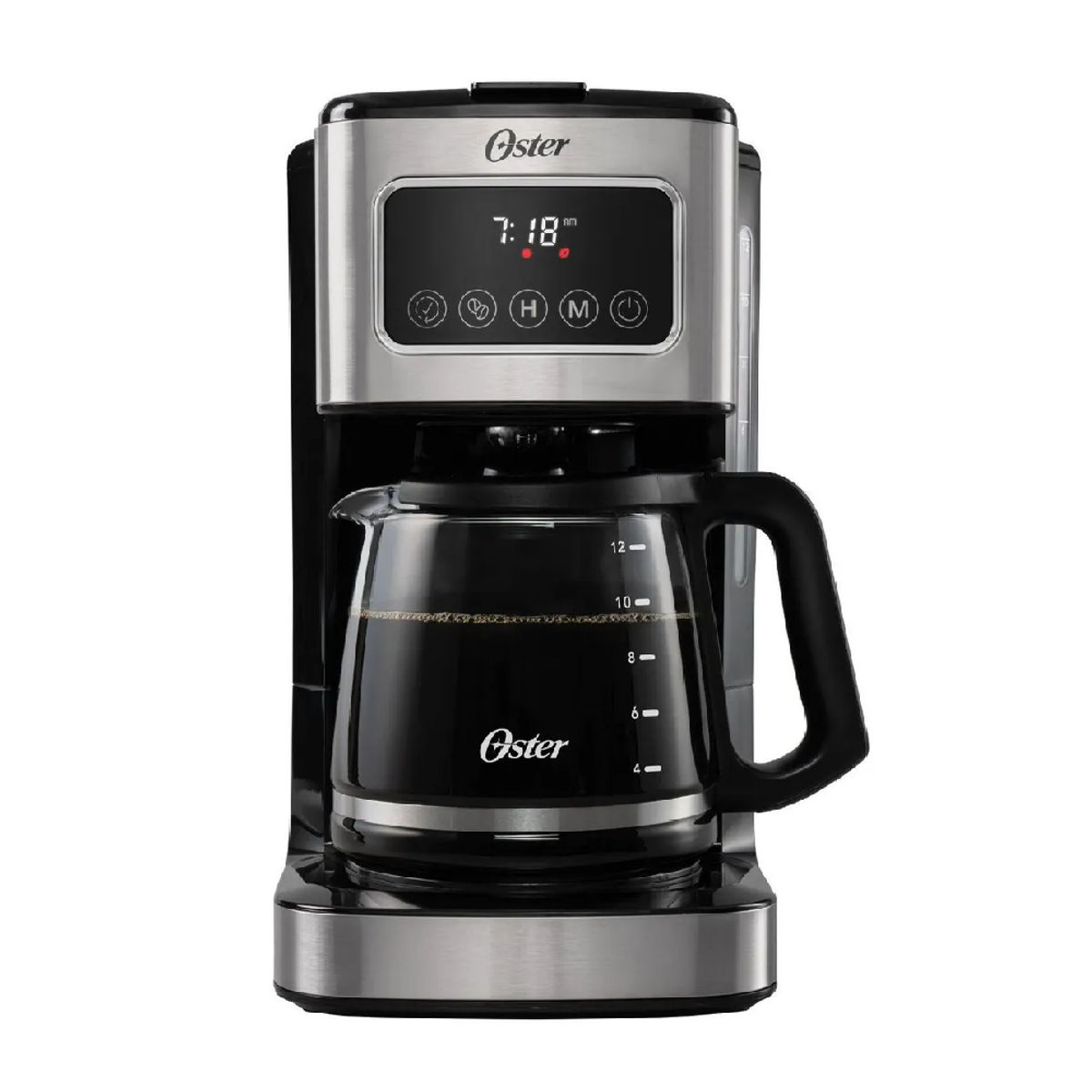 OSTER - Cafetera Oster BVSTDCSC4403SS Programable de 12 tazas