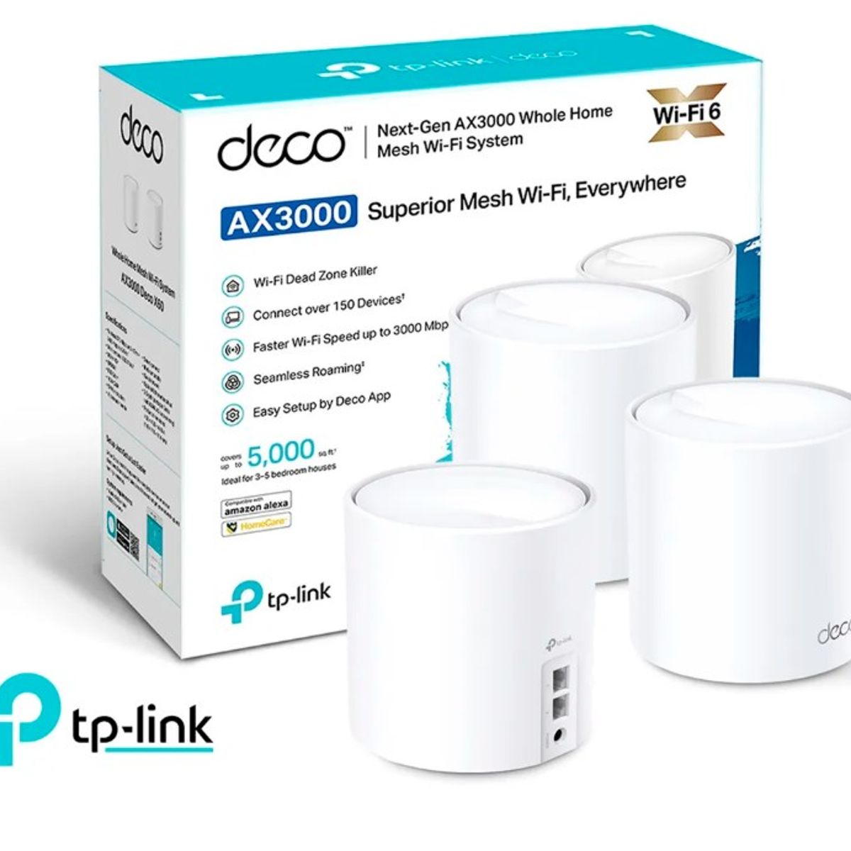 TP LINK - Tp-Link Deco X60 3 Pack Mesh Sistema Wifi 6 AX3000